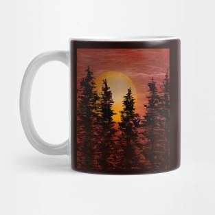 Full Moon Sunset #1 Mug